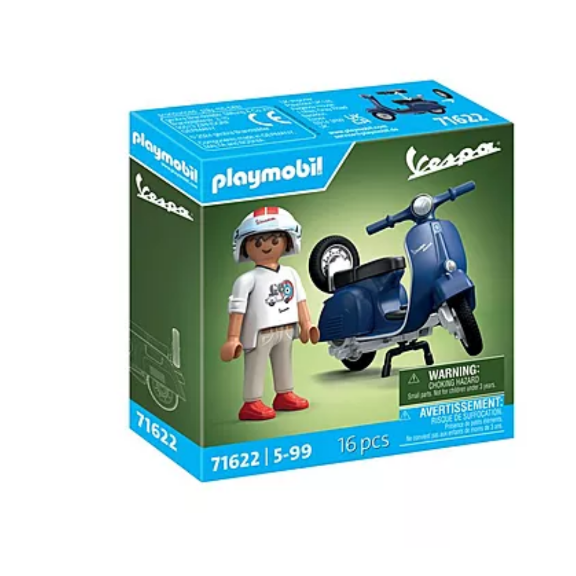 Playmobil 1969 Vespa 150 Sprint Veloce, blue