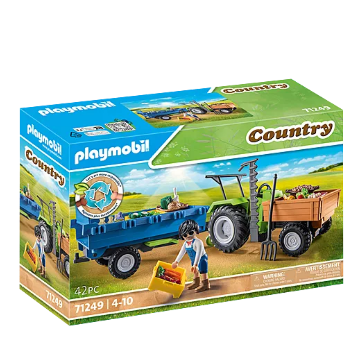 Playmobil Harvester Tractor with Trailer