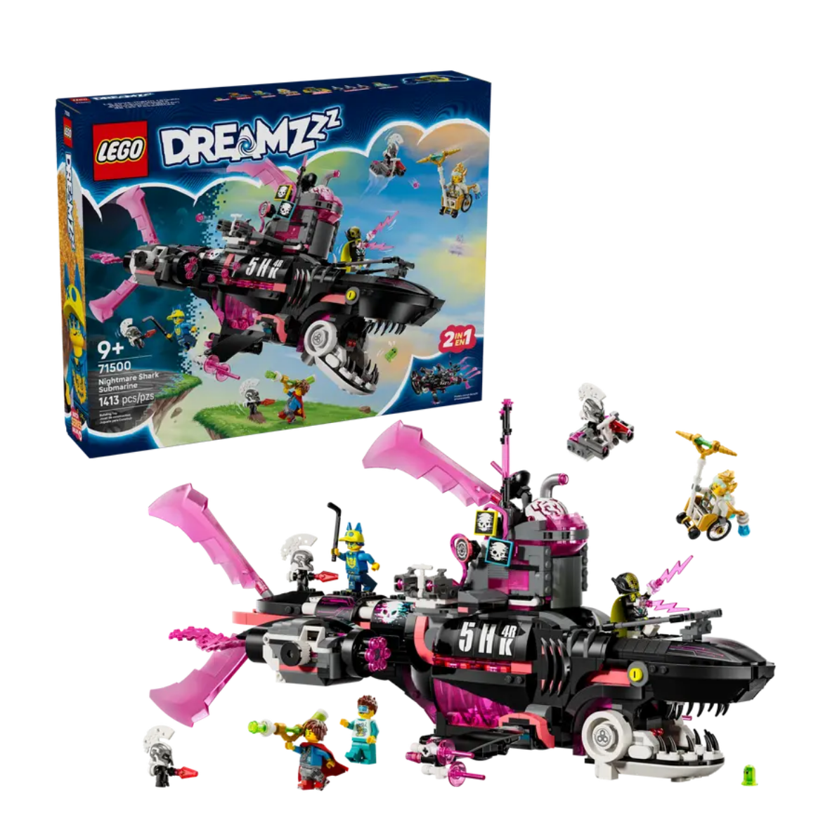 Lego Nightmare Shark Submarine