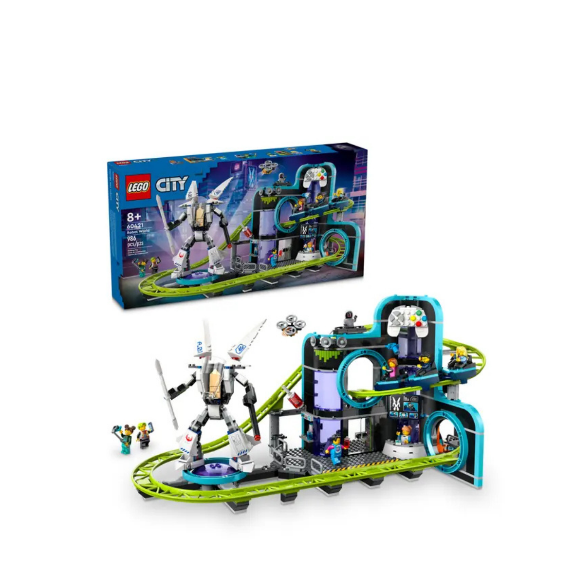 Lego Robot World Roller-Coaster Park