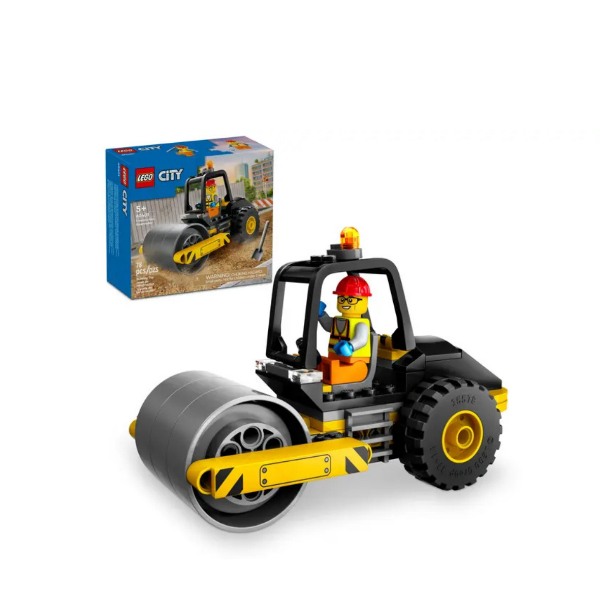 Lego Construction Steamroller