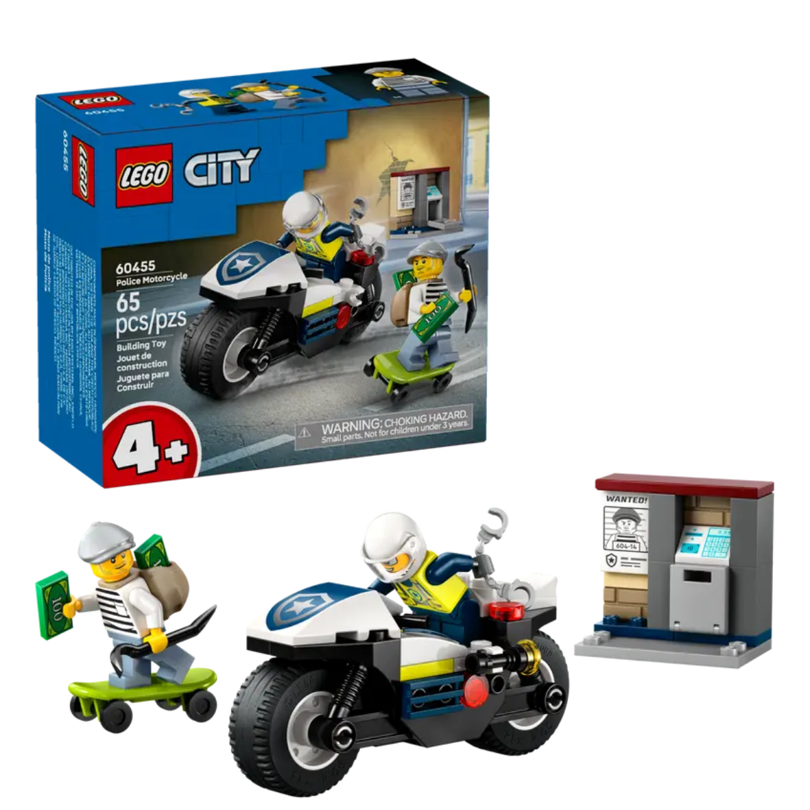 Lego Police Motorcycle Chase