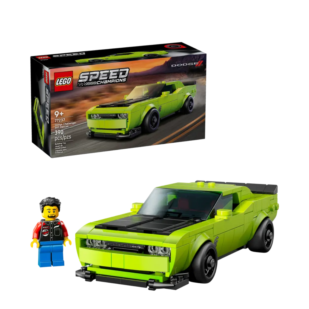 Lego Dodge Challenger SRT Hellcat Sports Car