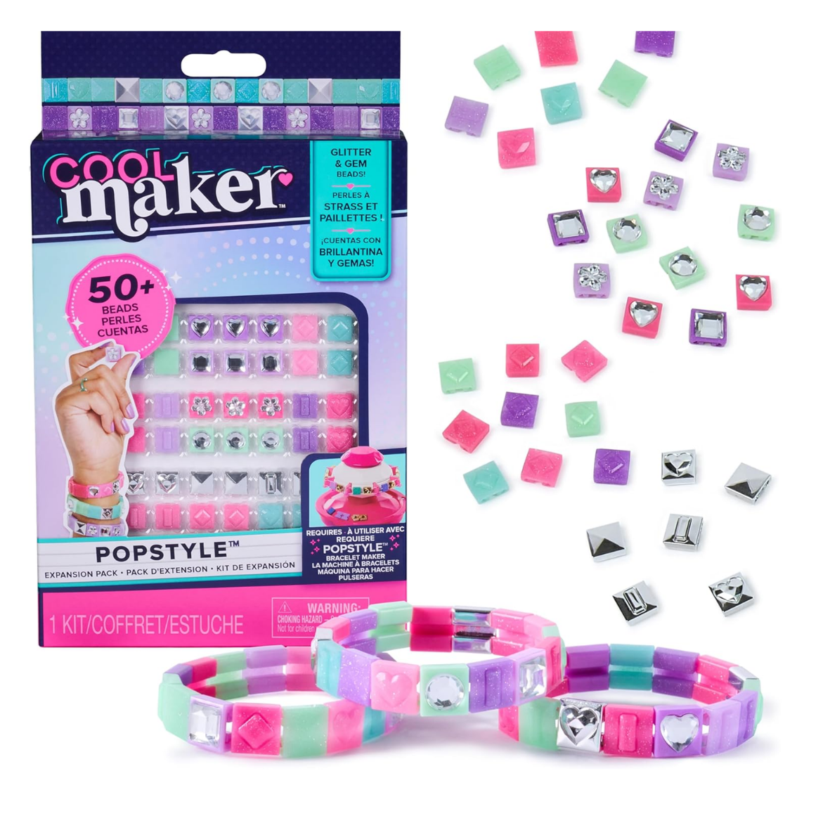 Cool Maker  PopStyle Expansion Pack, Bracelet Making Kit