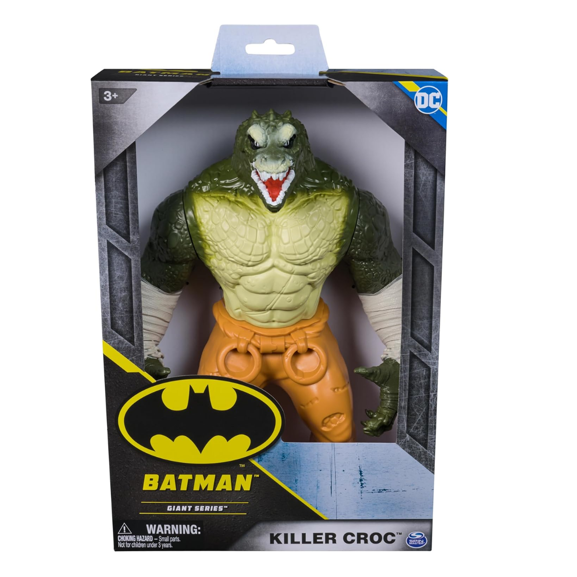DC Bat Fgr 12in Giant Ast Batman-King Shark-Killer Croc