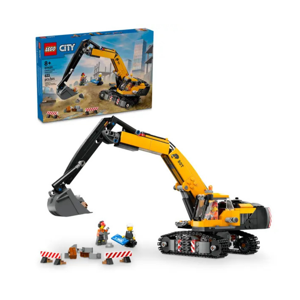 Lego Yellow Construction Excavator
