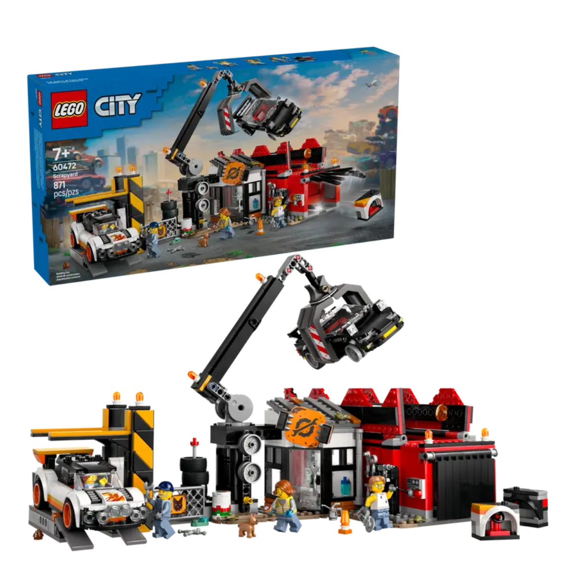 Lego Scrapyard with Cars