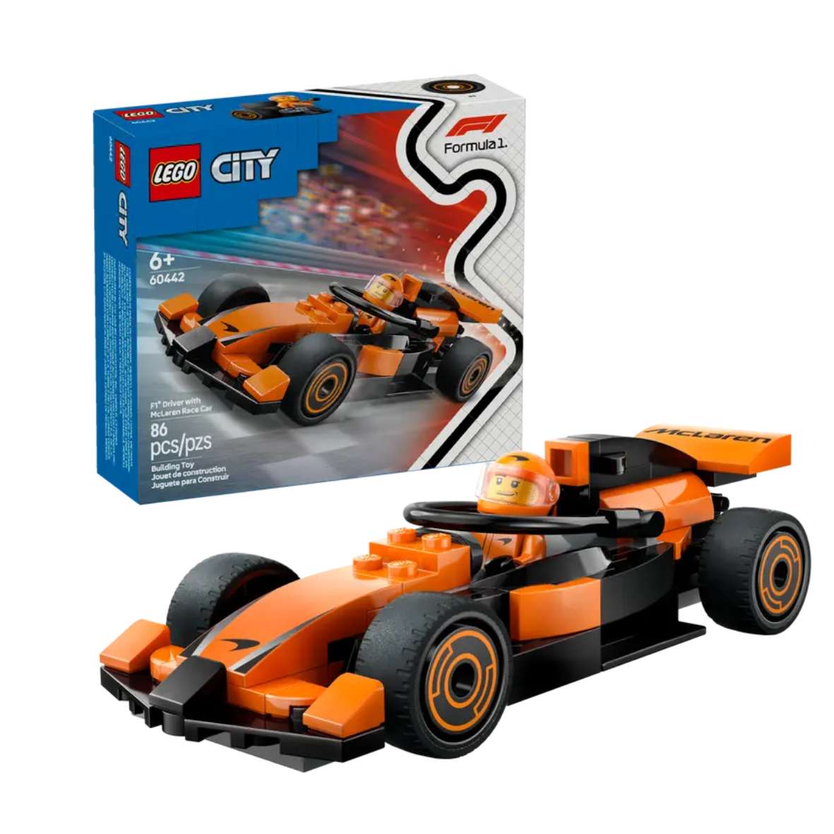 Lego F1® Driver with McLaren Race Car