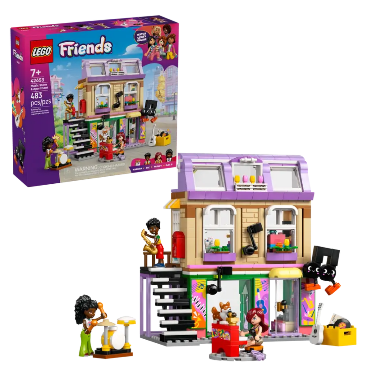 Lego Music Store & Apartment