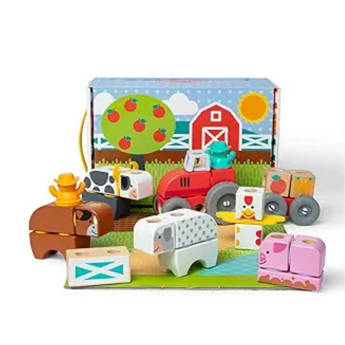 Melissa & Doug Blockables Farm Building Set