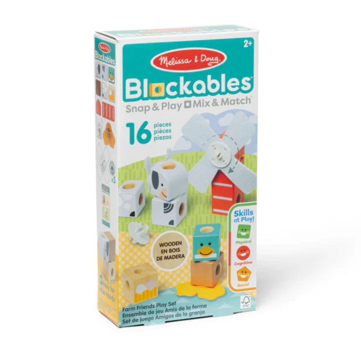 Melissa & Doug Farm Friends Building Set