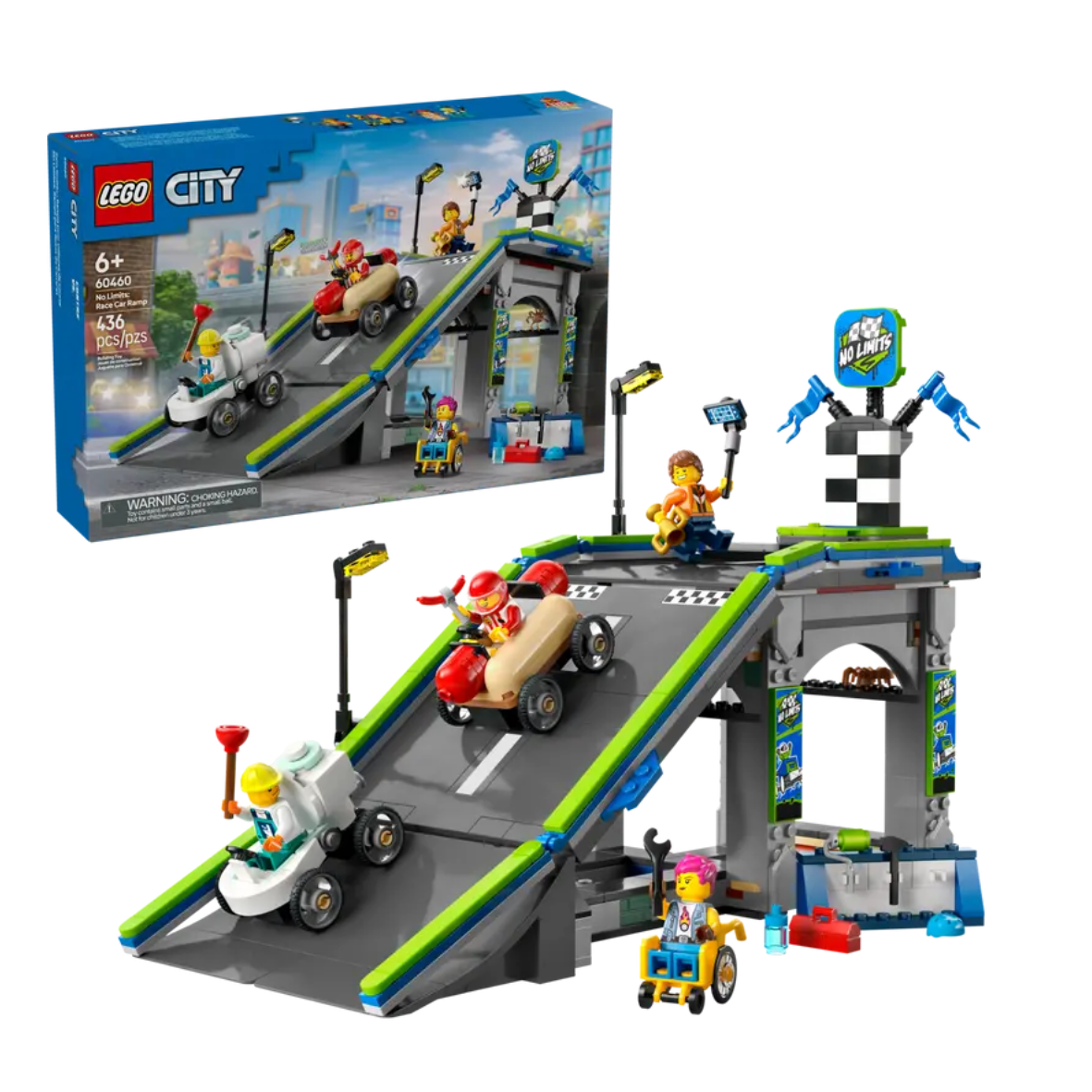 Lego No Limits : Race Car Ramp Track
