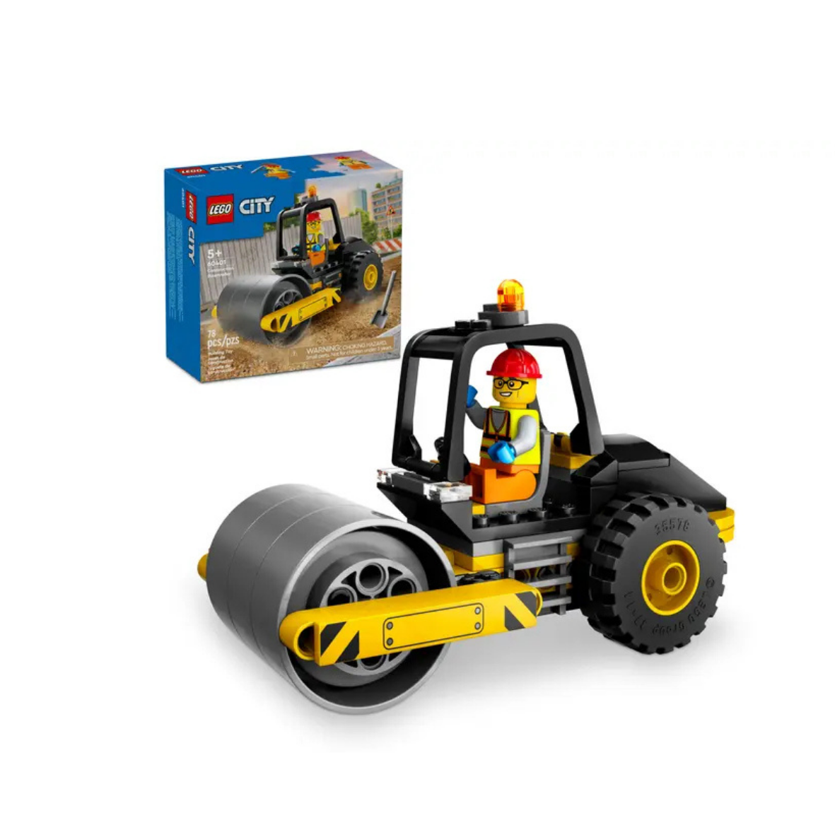Lego Construction Steamroller