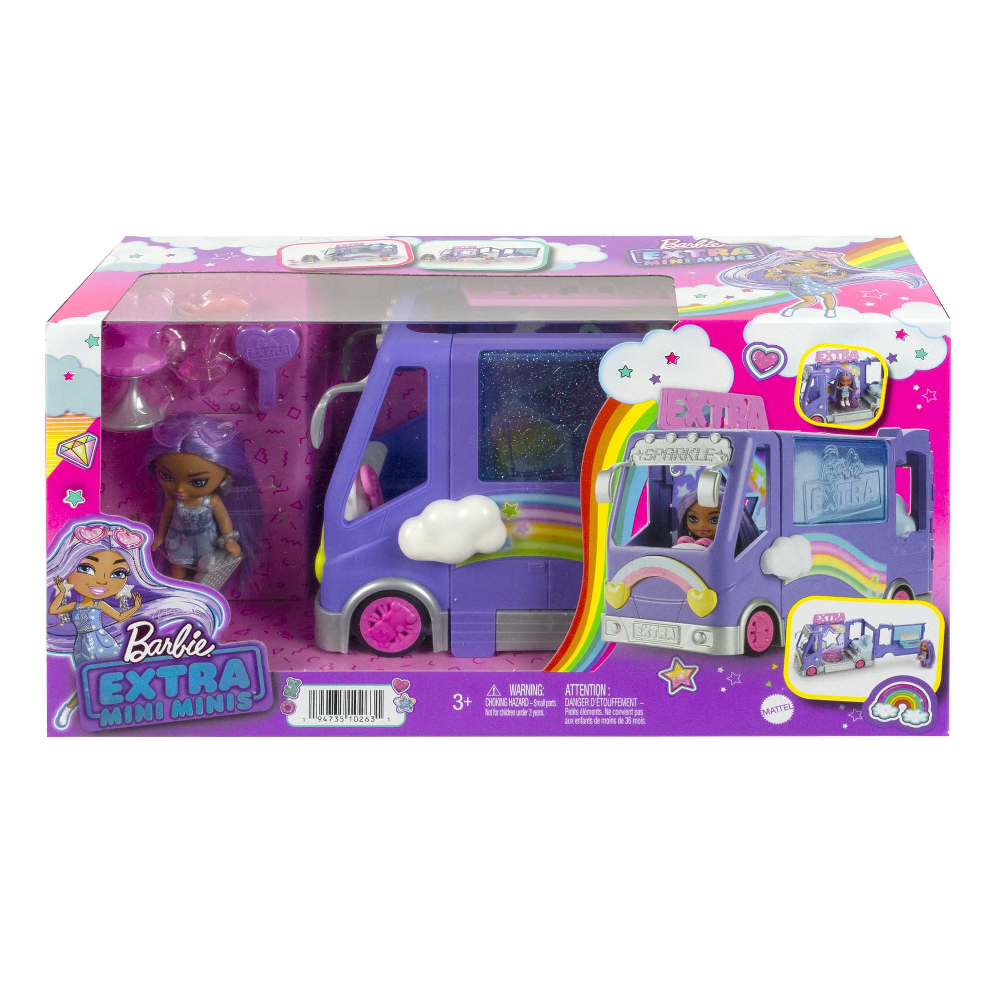 Barbie - Extra Mini Minis Tour Bus Playset